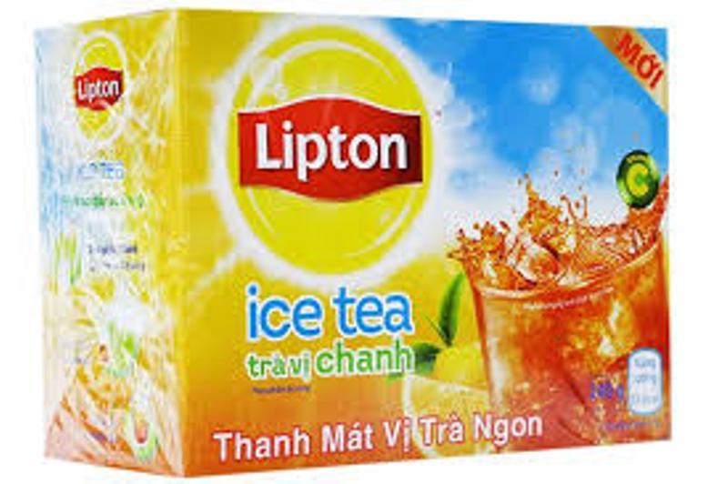 COMBO 3 HOP Trà Lipton Ice Tea Hương Chanh (14g x 16 gói)