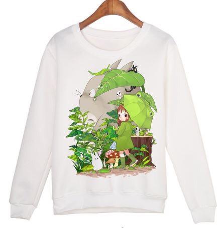 [HCM]Áo Sweater Nam Nữ TOTORO Hot  Big Size  100kg Vải Nỉ Bông Dày Mịn Cao Cấp _ SW010 72
