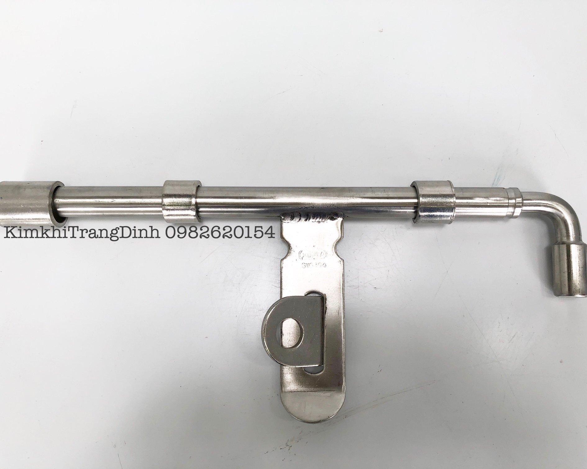 Chốt cửa ngang Inox 26x14cm