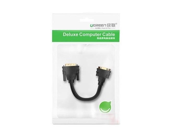 Cáp chuyển DVI 24+5 to VGA 15cm Ugreen 30499 (Đen)