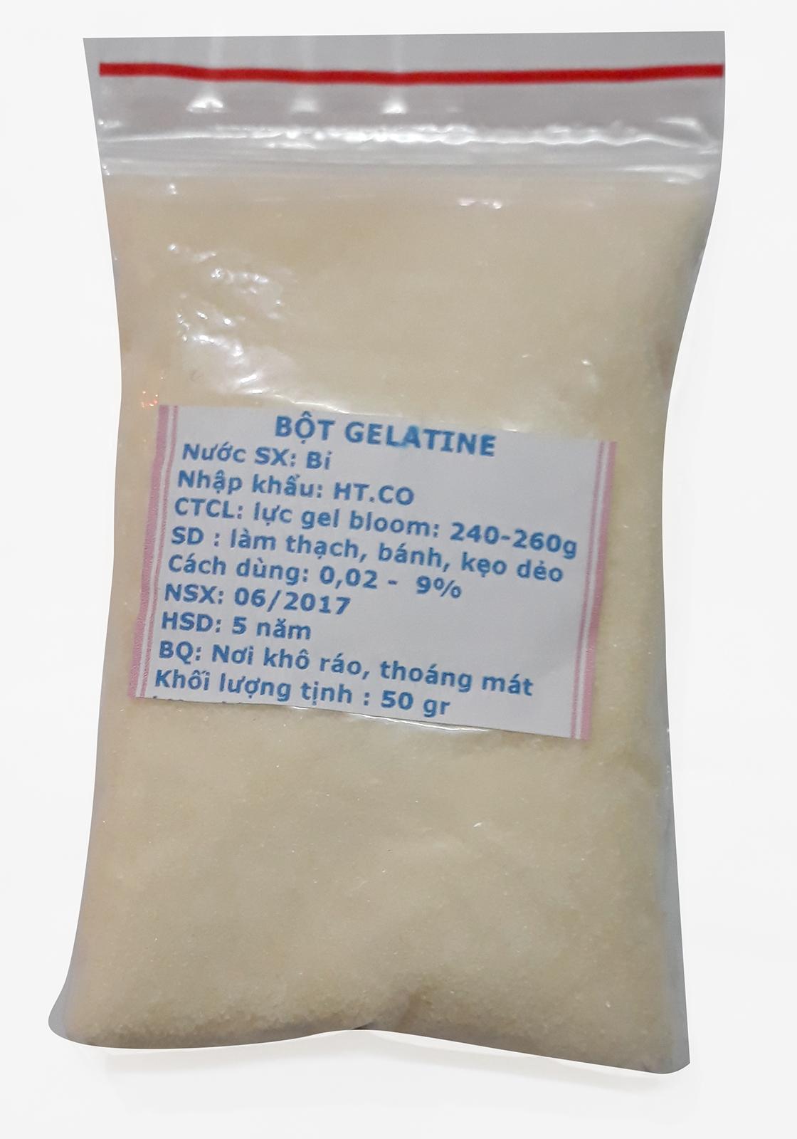 Gelatine bột Bỉ