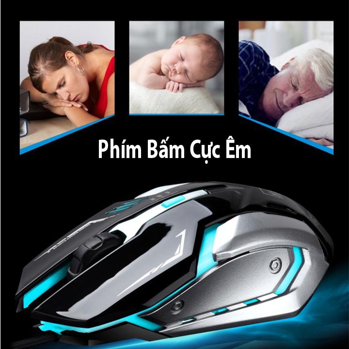 [HCM]Chuột K1 Led 7 Màu Chuyên Game (Đen)