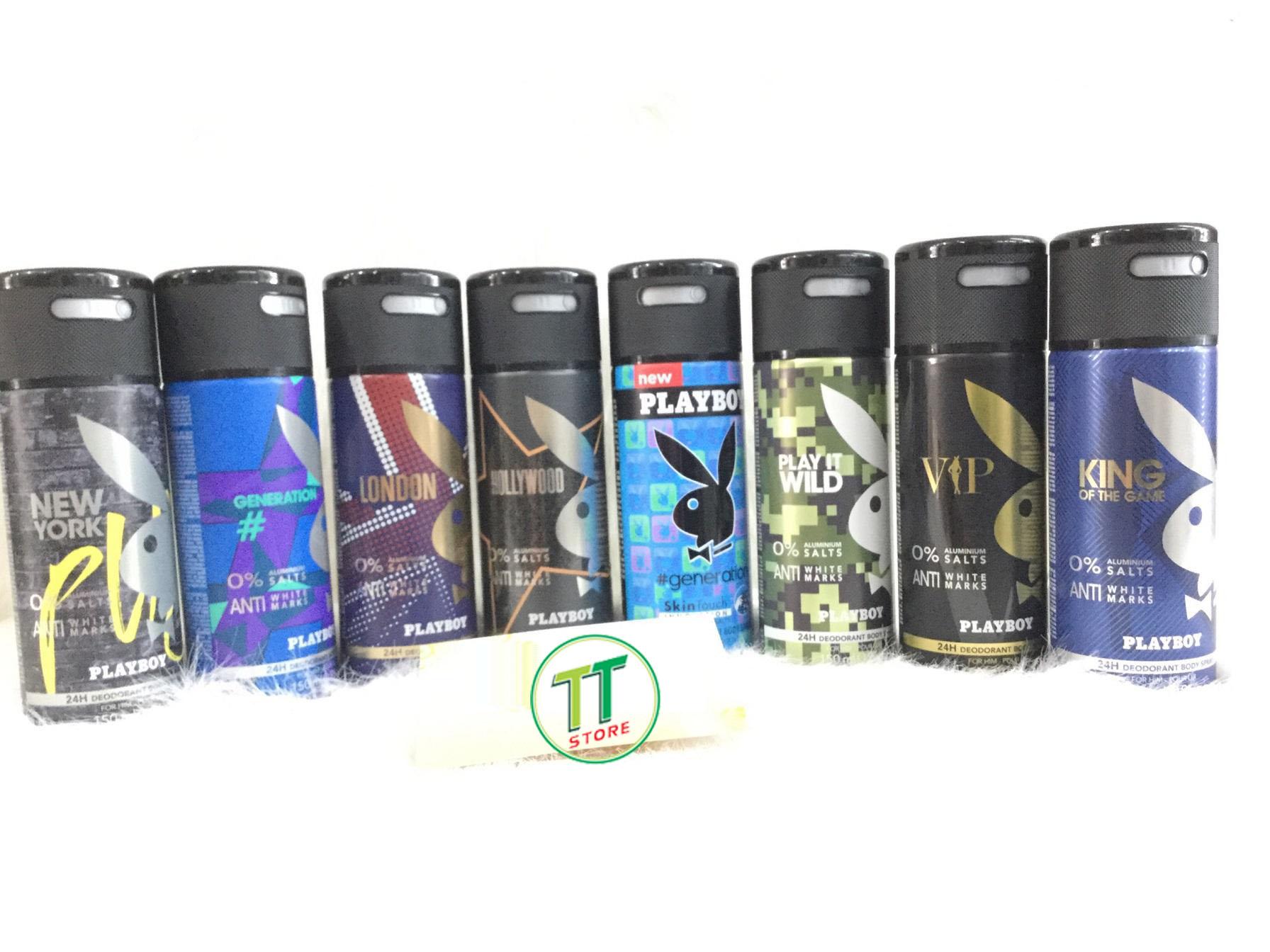 Xịt khử mùi toàn thân Playboy Generation Anti White Marks 150ml