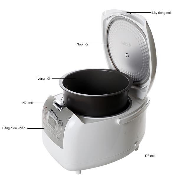 [HCM]Nồi cơm điện tử Toshiba RC- 18NMF (W)