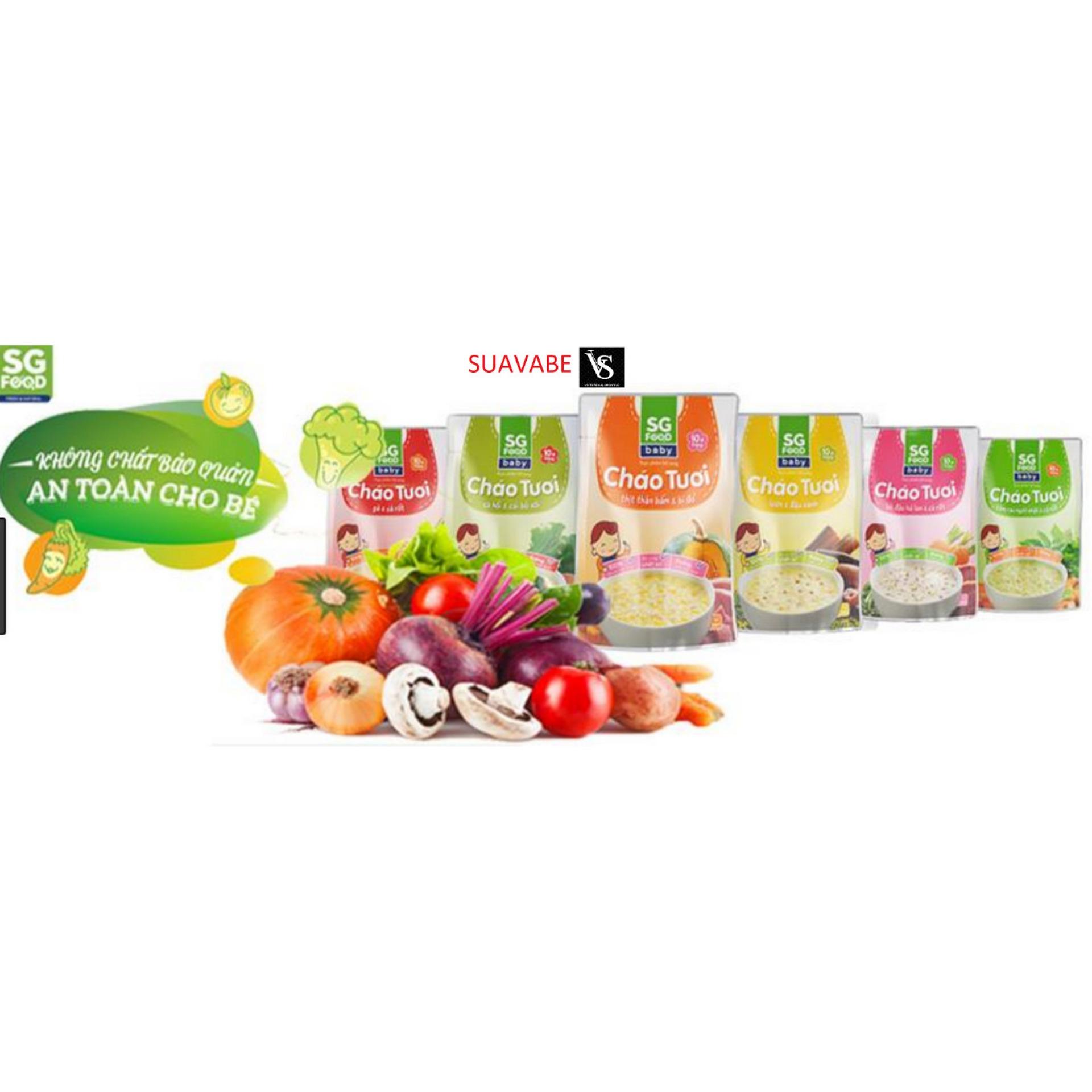 Cháo tươi baby thịt thăn bằm bí đỏ 240g