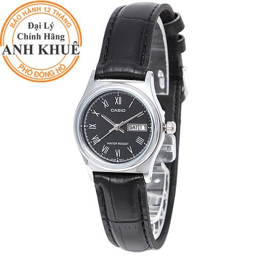 Đồng hồ nữ dây da Casio Anh Khuê LTP-V006L-1BUDF