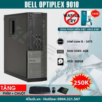 máy tính đồng bộ dell optiplex 9010, core i5, ram 4gb, hdd 500gb.