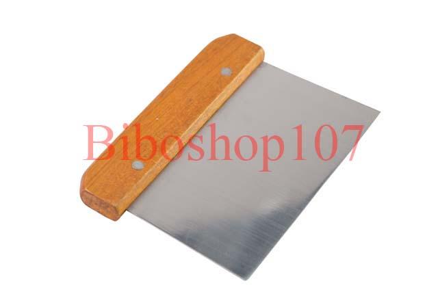 Dao Cắt Bột Inox Cán Gỗ