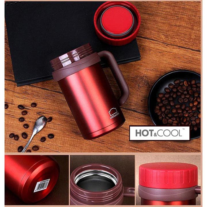 Bình Ca giữ nhiệt Lock&Lock LHC9002RR - Basic Table Mug 500ml