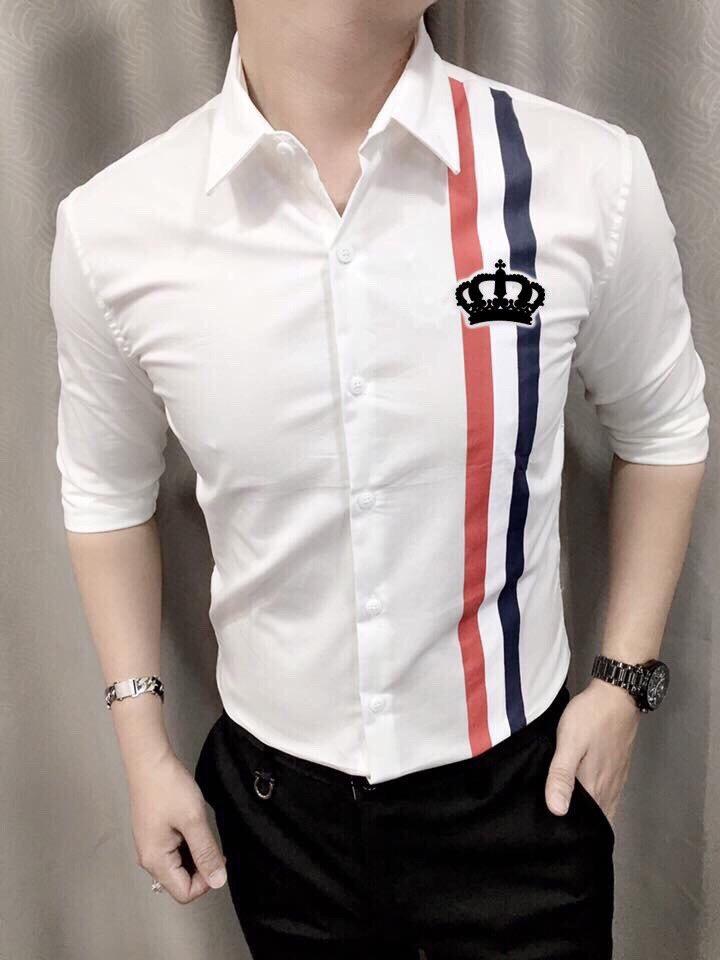 Sơmi nam lụa dày