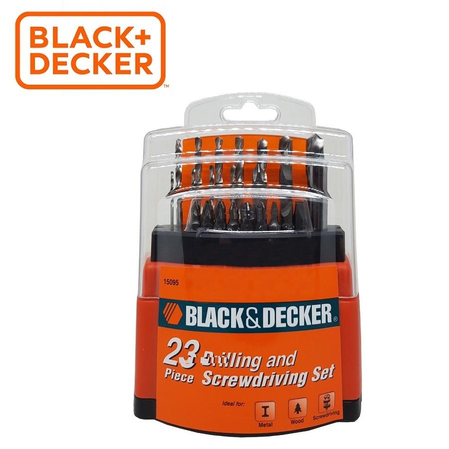 BLACK+DECKER - 15095-B1 BỘ MŨI KHOAN VÀ VẶN VÍT 23 CHI TIẾT (NEW 2017)
