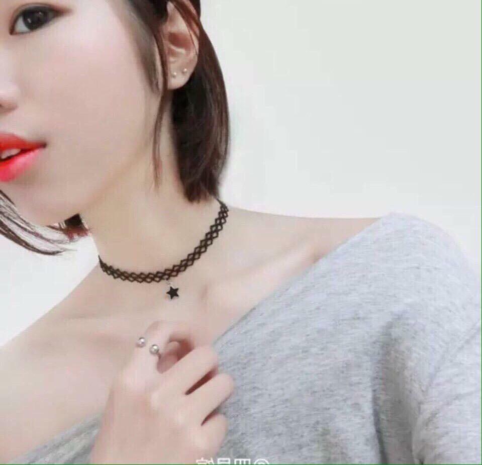 Vòng choker đeo cổ 1 sét 12 chiếc siêu rẻ
