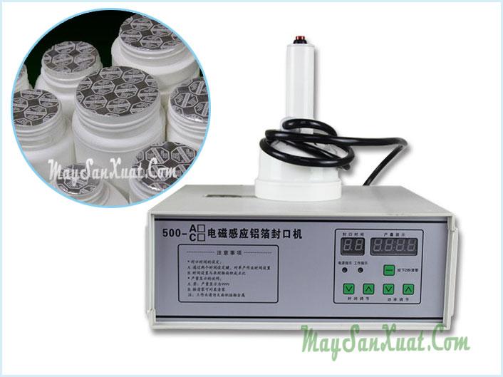 [FreeshipMax]Máy dán màng seal chai lọ 500A