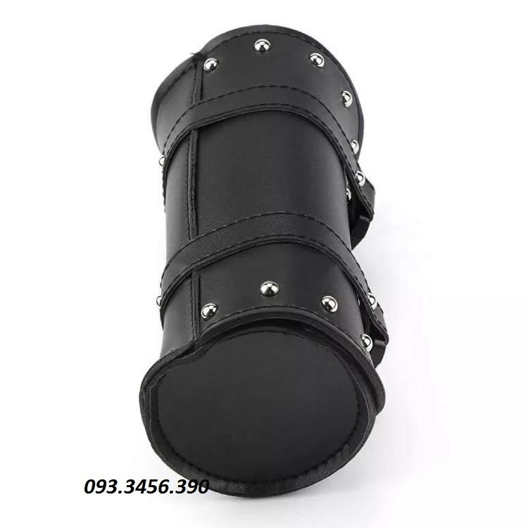 [HCM]Túi da tròn mini treo xe đạp motor
