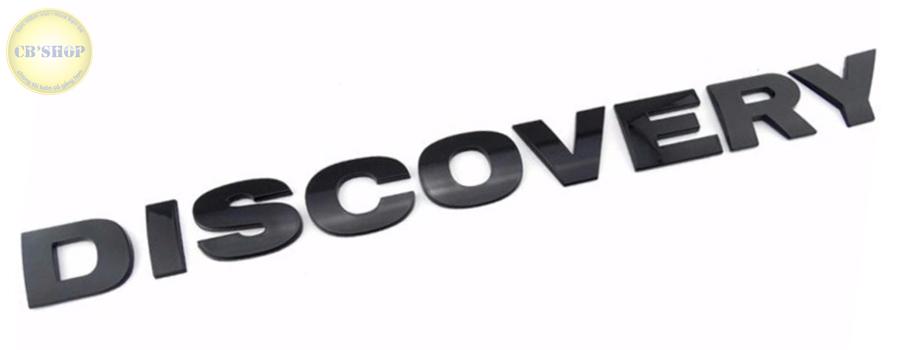 Chữ DISCOVERY 3D nổi trang trí ô tô (Màu Đen)
