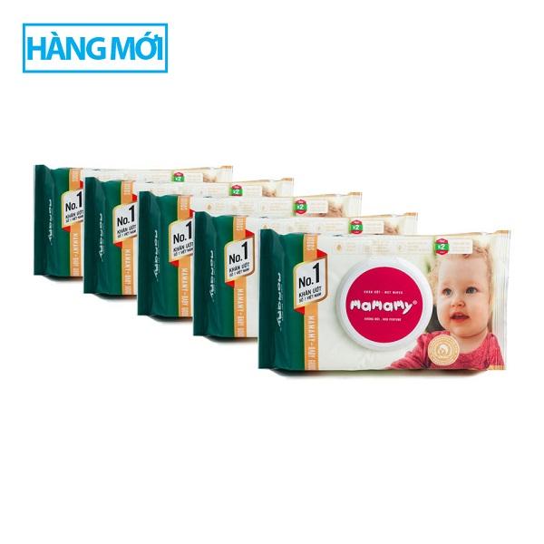 [HCM]Khăn ướt Mamamy không mùi 100 tờ