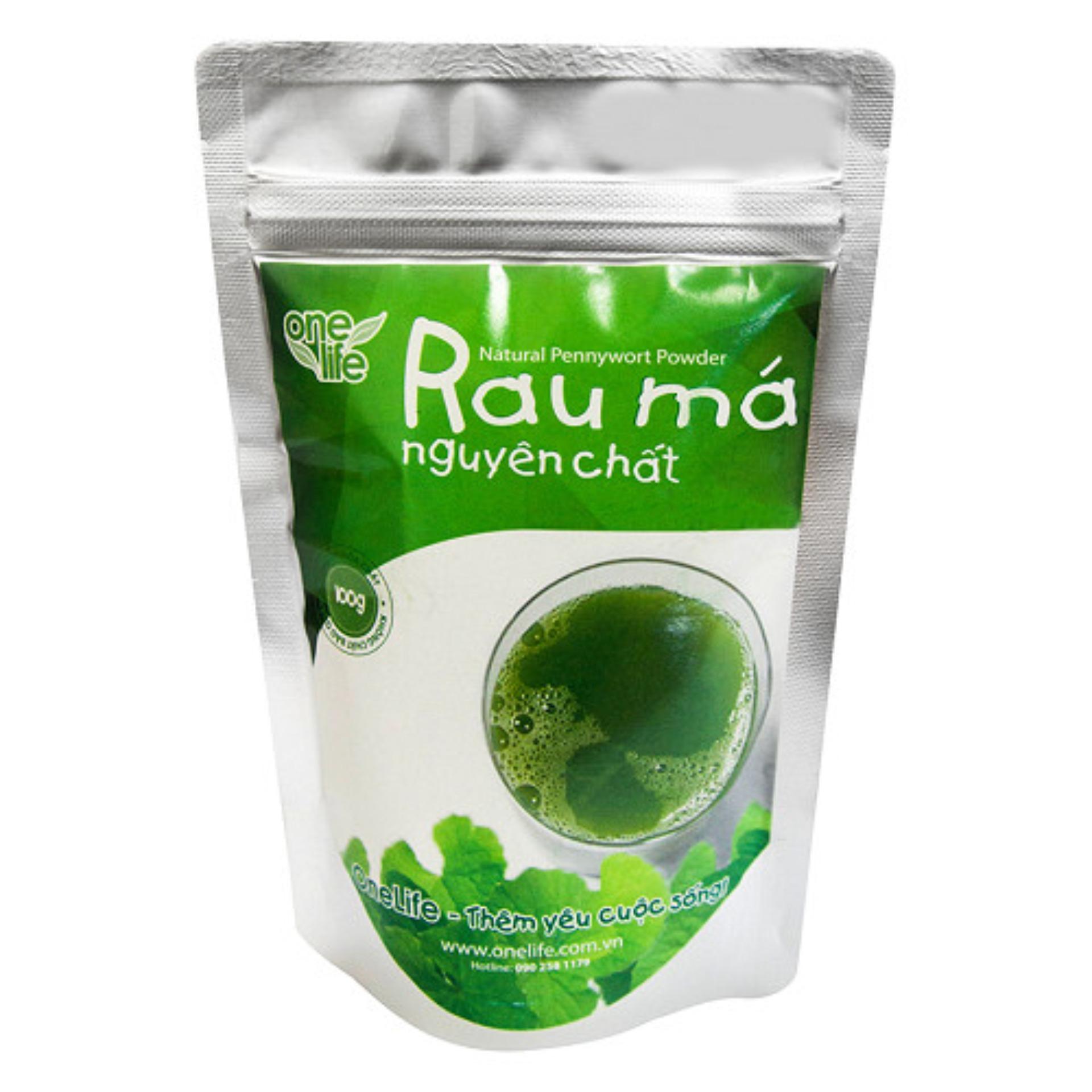 BỘT RAU MÁ HUẾ NGUYÊN CHẤT ONELIFE – Bịch 100gr