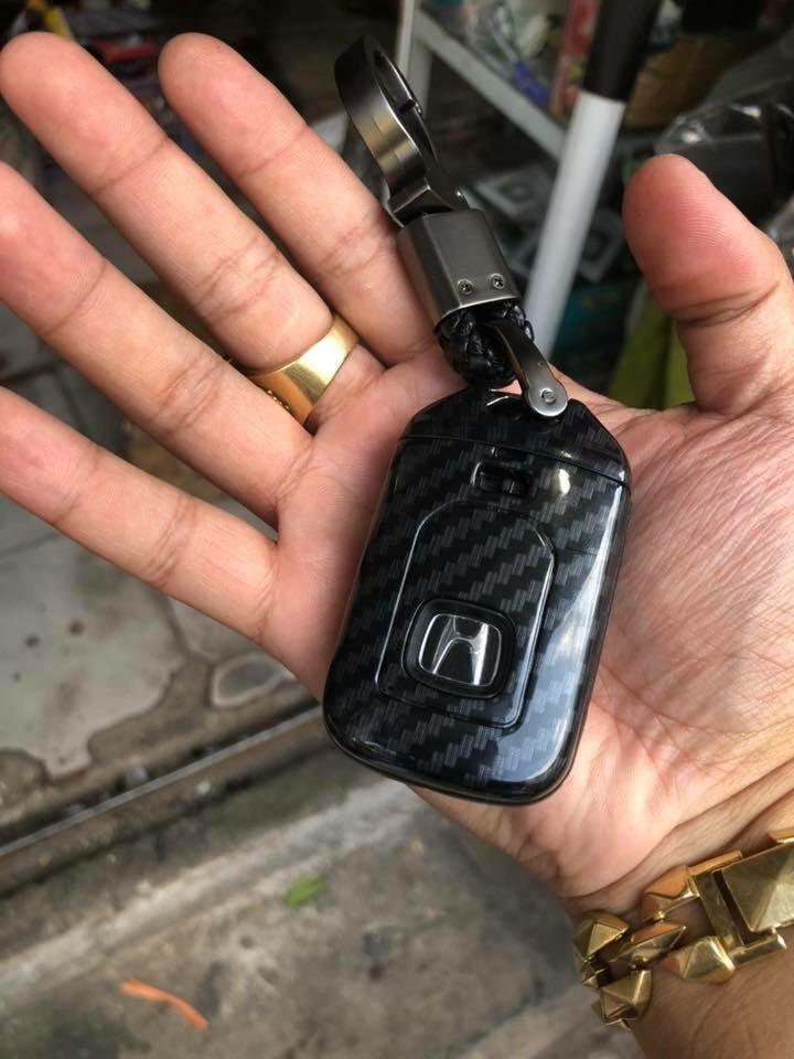 Ốp khóa cacbon cho honda