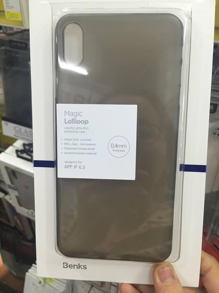 Ốp lưng cho iPhone XS Max - Benks Magic Lolipop (nâu)