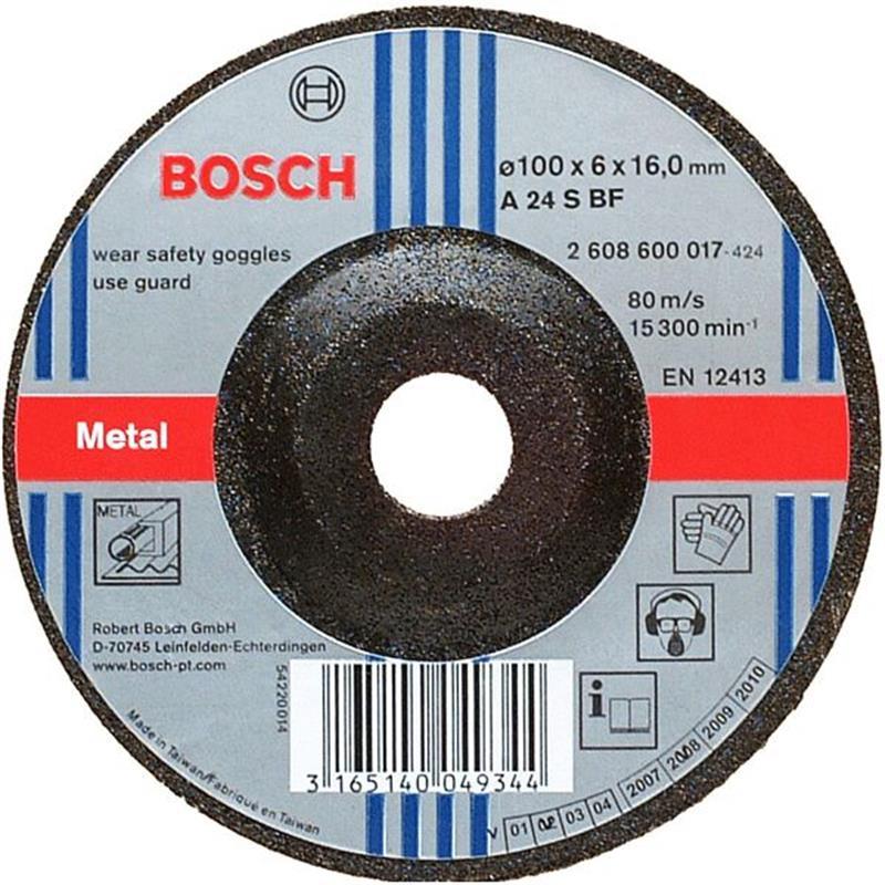 Đá mài Bosch 100x6x16mm (sắt) 2608600017