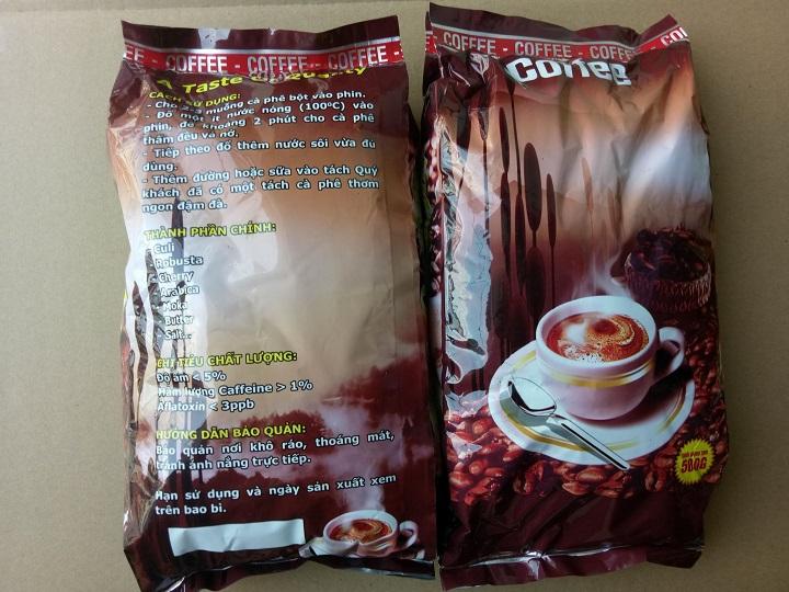[HCM]Cà phê sạch - Cafe sạch - Cafe nguyên chất Đăk Lăk 500gr