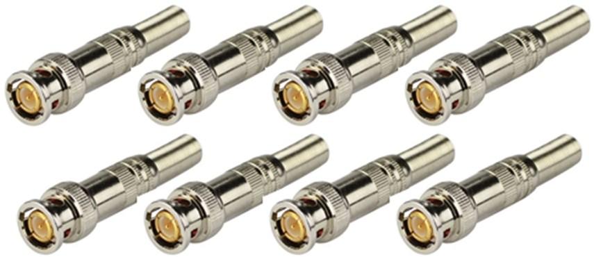 Giắc BNC lõi đồng (Đuôi lò xo) 10 chiếc