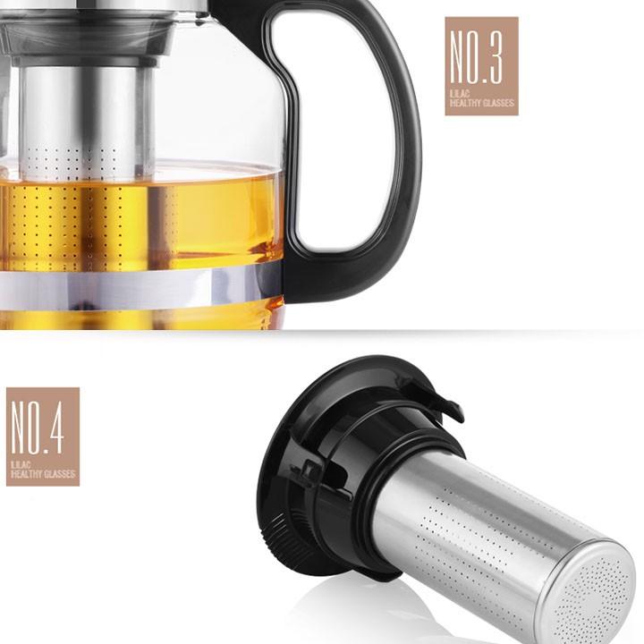 Bộ ấm chén pha trà,cafe - Tặng kèm 4 chén