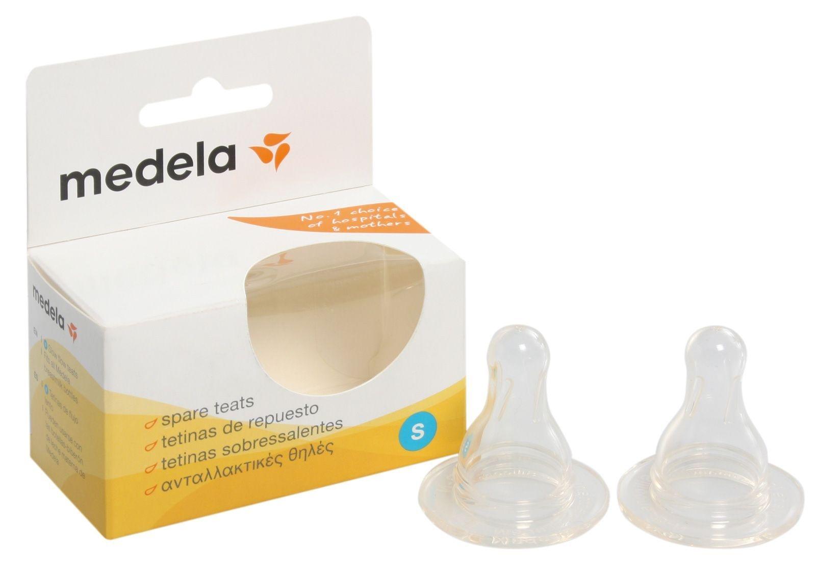 Núm vú Medela size S 2 cái (Trắng)