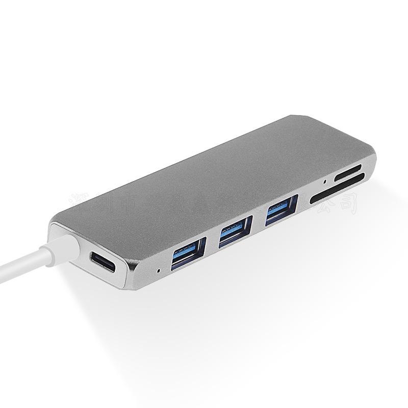 Hub chuyển usd, đọc thẻ nhớ dây type C Macbook