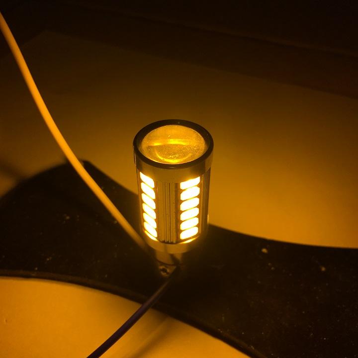 Đèn LED hậu xe máy - LED thấu kính ( màu vàng)