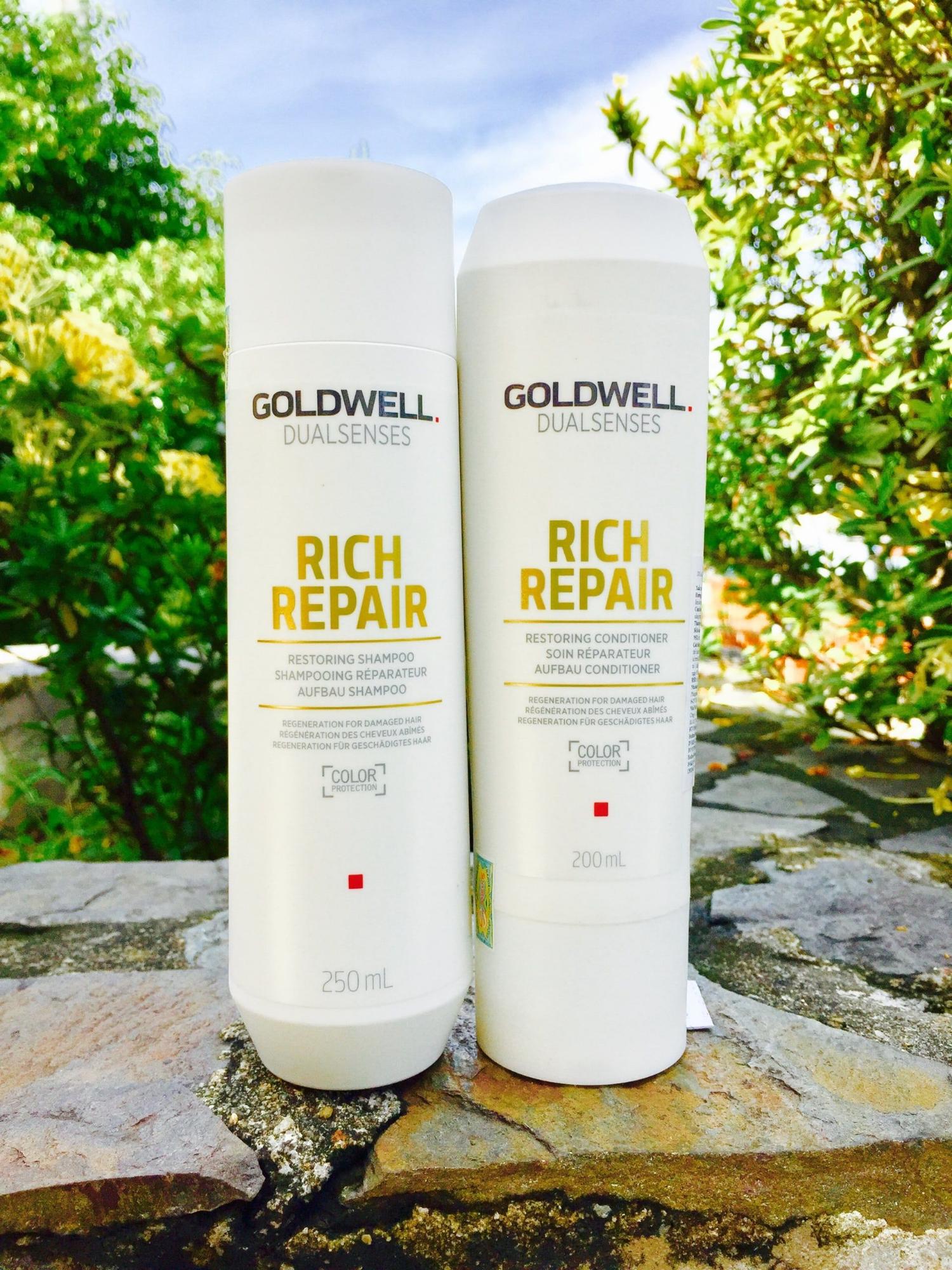 [HCM]CẶP DẦU GỘI XẢ PHỤC HỒI TÓC HƯ TỔN GOLDWELL RICH REPAIR