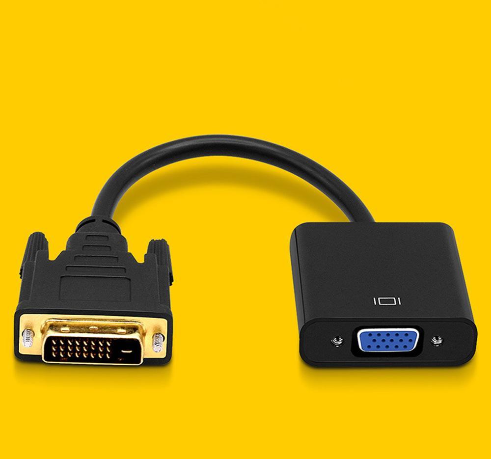 Cáp chuyển đổi DVI-D 24+1 sang màn hình LCD, máy chiếu có VGA