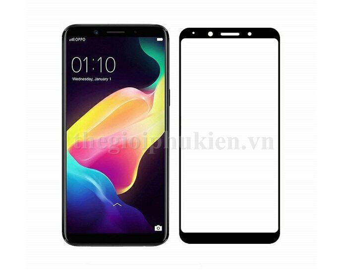 Kính cường lực 5D Full màn hình cao cấp cho Oppo F5 - Hàng nhập khẩu