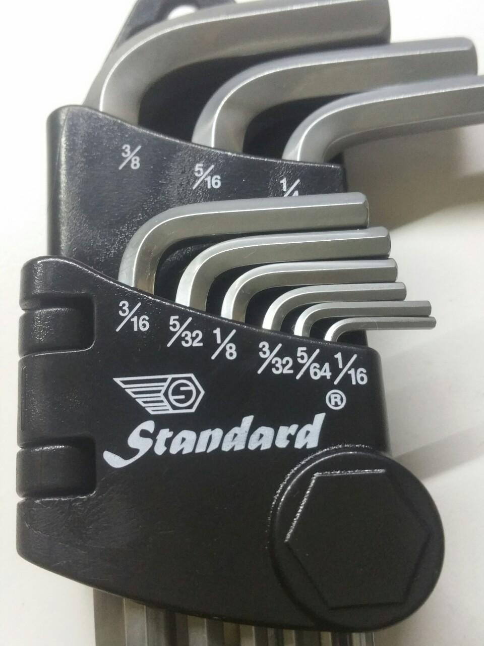 Bộ lục giác đầu bi STANDARD Hệ INCH