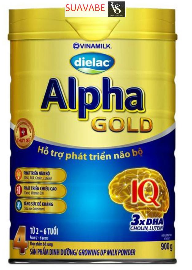 Sữa bột Vinamilk Dielac Alpha Gold 4 850g (hộp thiếc)
