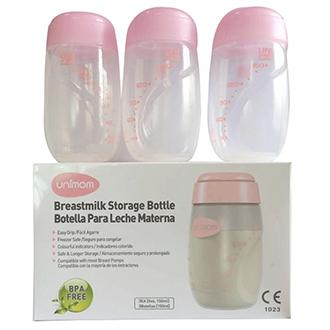 [HCM]Bộ 3 bình trữ sữa mẹ Unimom UM880045 150ml