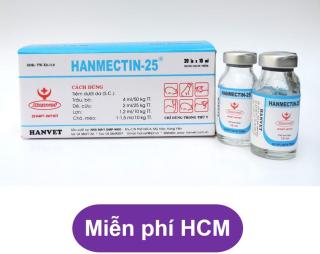HCM- 1 lọ 10ml HANMECTIN - Thuốc chích trị ve chó, tiêm trị ghẻ chó mèo - thumbnail