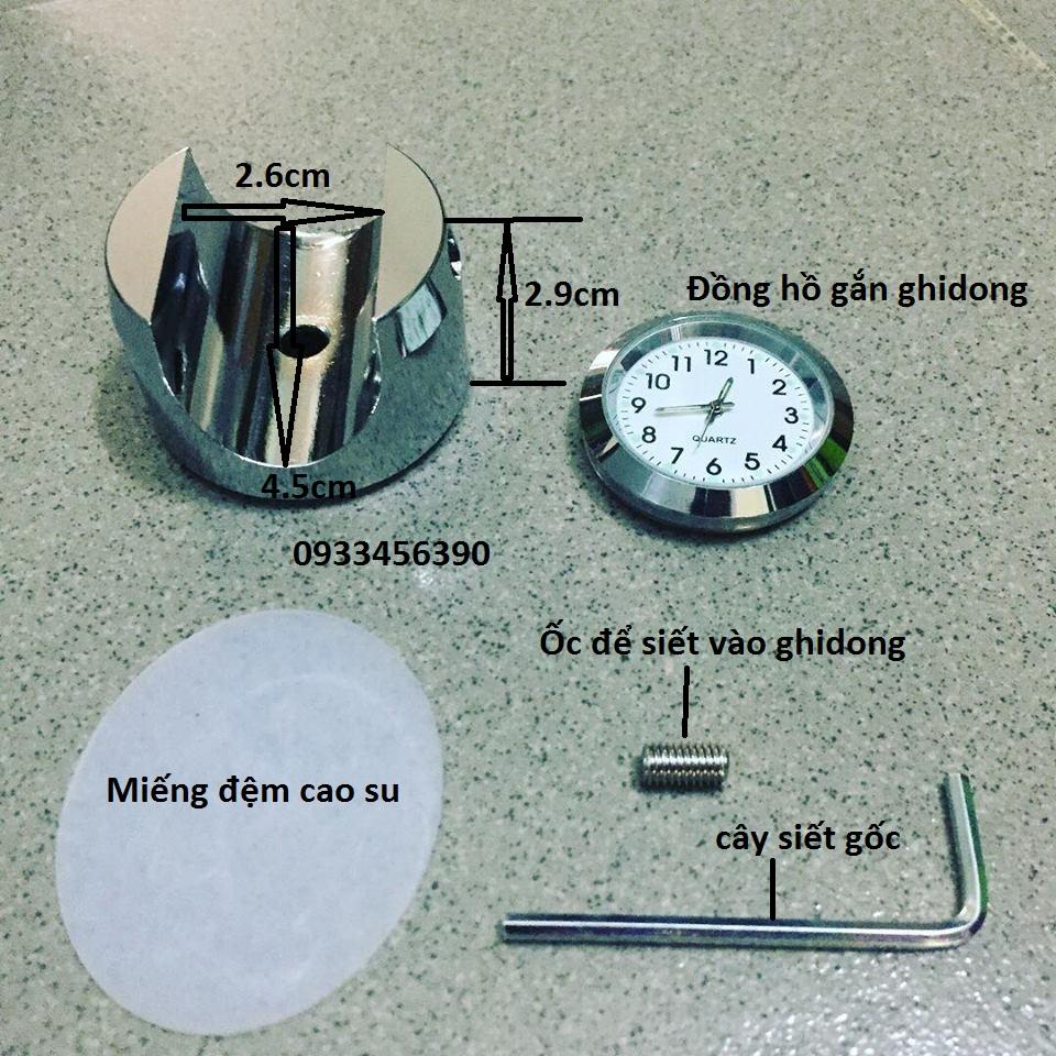 [HCM]Đồng hồ thời gian gắn ghidong xe phi 22mm-25mm