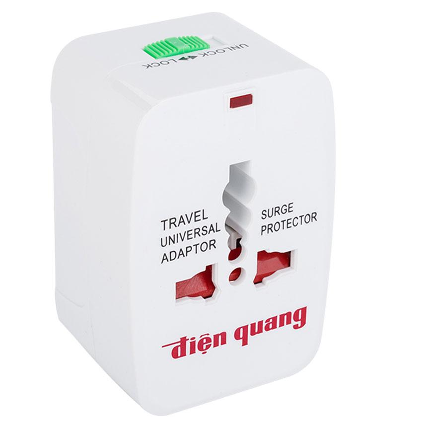 Phích cắm 3 chấu du lịch đa năng,chuyển 3 chấu sang thành 2 chấu
