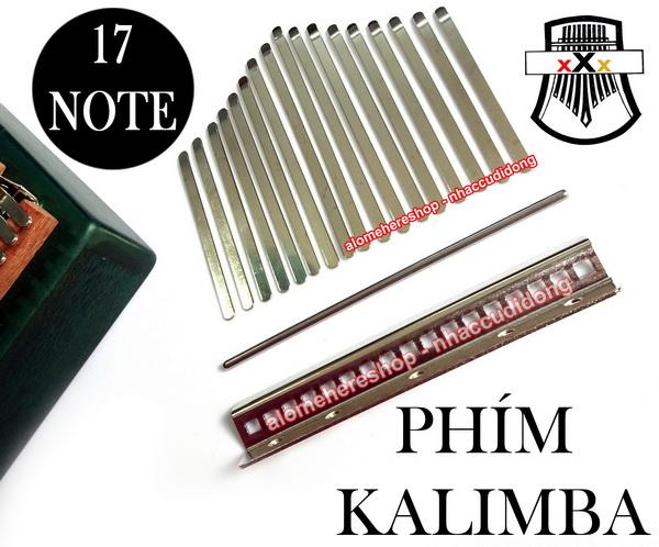 Bộ 17 phím cho đàn Kalimba 17 Note DIY