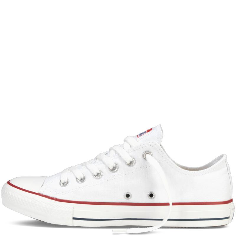 Giày Vải Nữ Sneaker CV Classic Cổ Thấp Trắng
