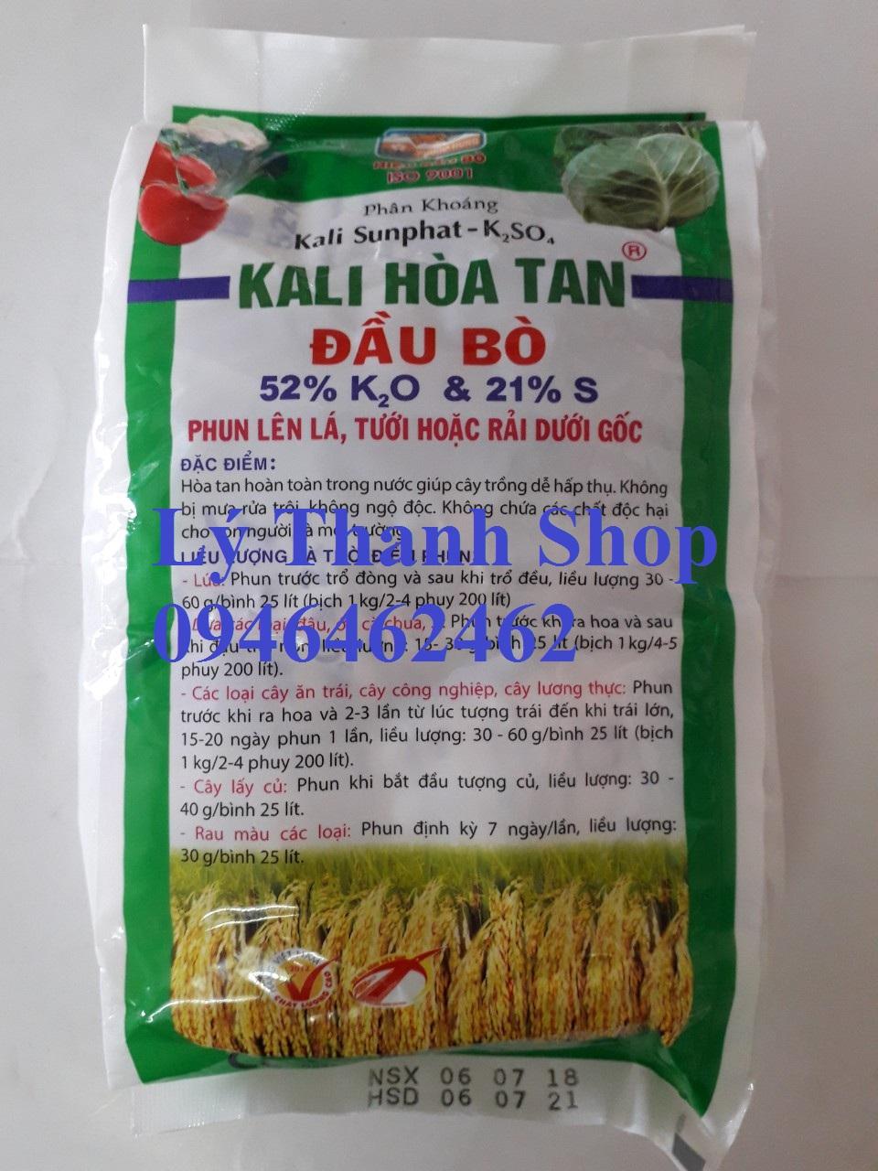 Phân Khoáng  KALI TAN ĐẦU BÒ 100G-COMBO 2 GÓI