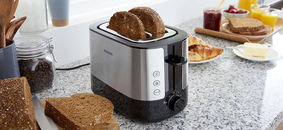 Lò nướng Sandwich Philips HD2637 (Bạc)