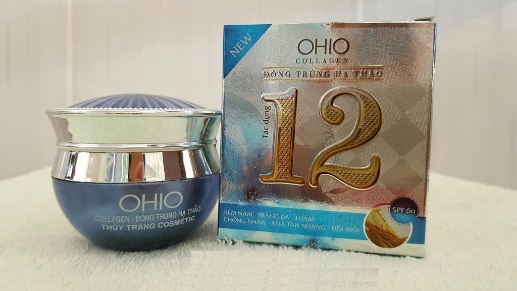 Kem nám - Trắng Da - Thâm - Chống Nhăn - Xóa Tàn Nhàng Đồi Mồi - ỐC Sên OHIO New Day 12 tác dụng - 30g