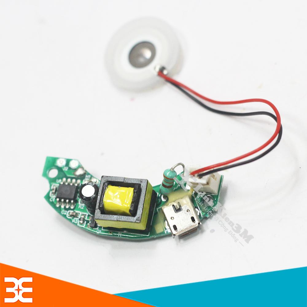 Mạch Phun Sương Mini USB 5VDC 2W 108Khz