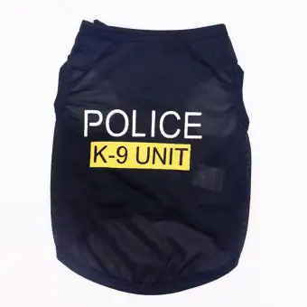 Ad Hot Polisi Fashion Pakaian Hewan Peliharaan Yang Lucu Anjing