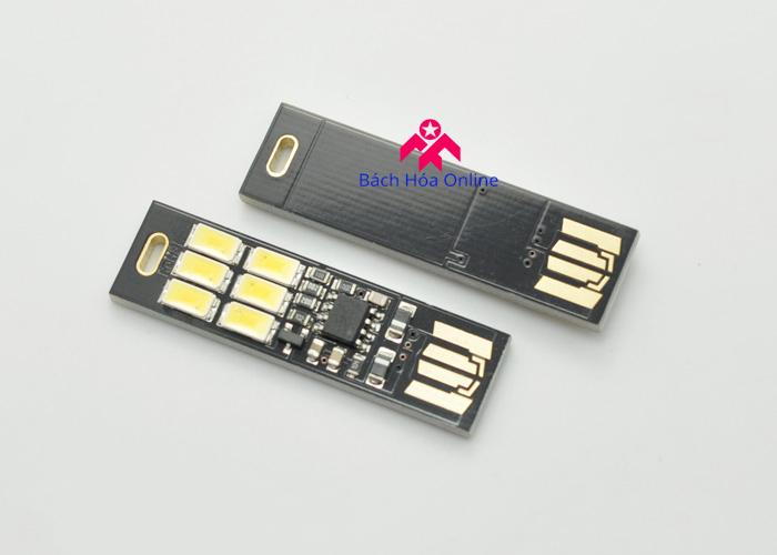 Đèn 6 LED siêu mỏng cắm cổng USB cảm ứng chạm