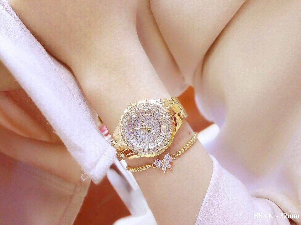 Đồng hồ nữ BS BEE SISTER đính đá cao cấp BS5