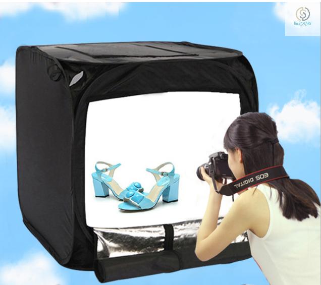 Hộp chụp sản phẩm Studio Box 80x80cm  5500K cao cấp