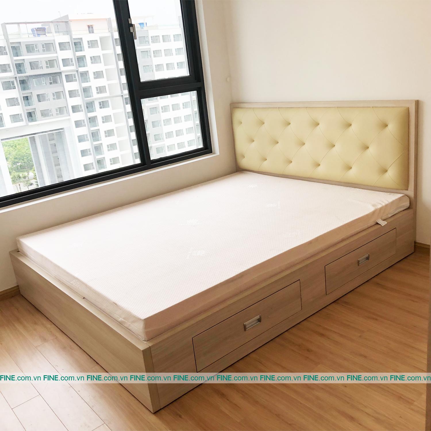 Giường FINE 2 Hộc Kéo FG049 (180cm x 200cm)